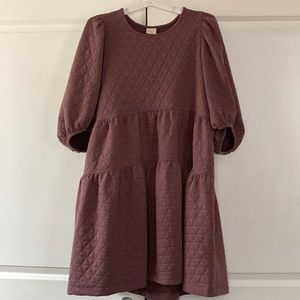 Great quilted dress from a new day in a pretty plum color size xxl